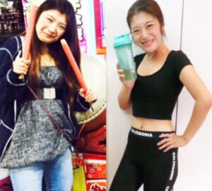 大阪阿倍野 ダイエット　ビフォーアフター写真